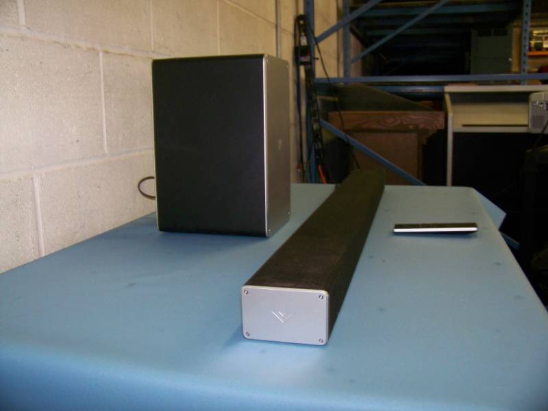 lot 137 image: Vizio, Home TheaterTelevision Audio Soundbar with Wireless Subwoofer  Sub, Bluetooth Connectivity and Remote Control