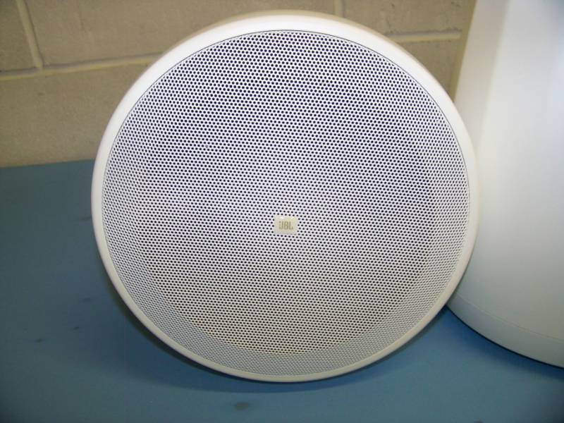 lot 17 image: (2) JBL, Control 60 Series, Full-Range Satellite Pendant Speakers