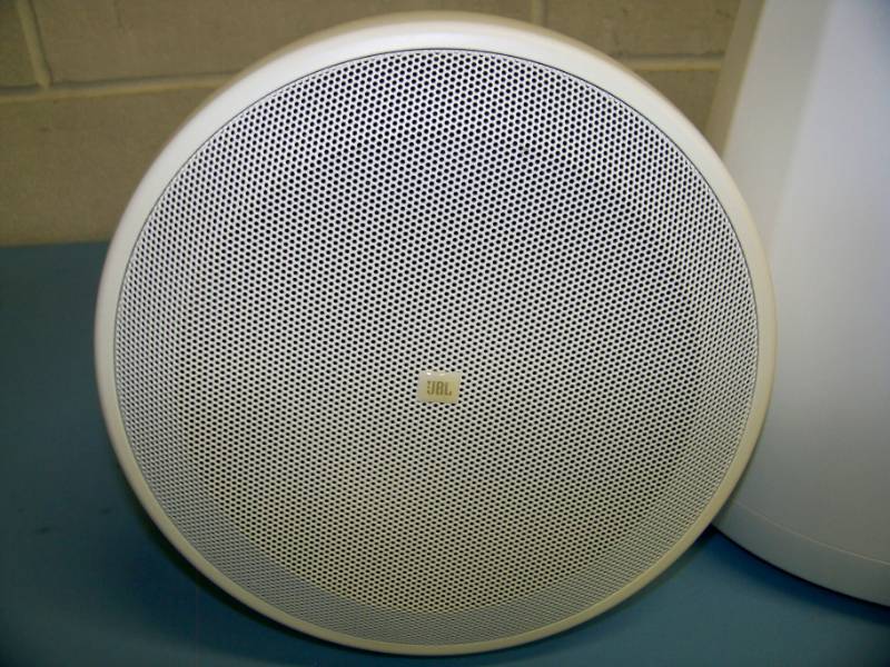 lot 18 image: (2) JBL, Control 60 Series, Full-Range Satellite Pendant Speakers