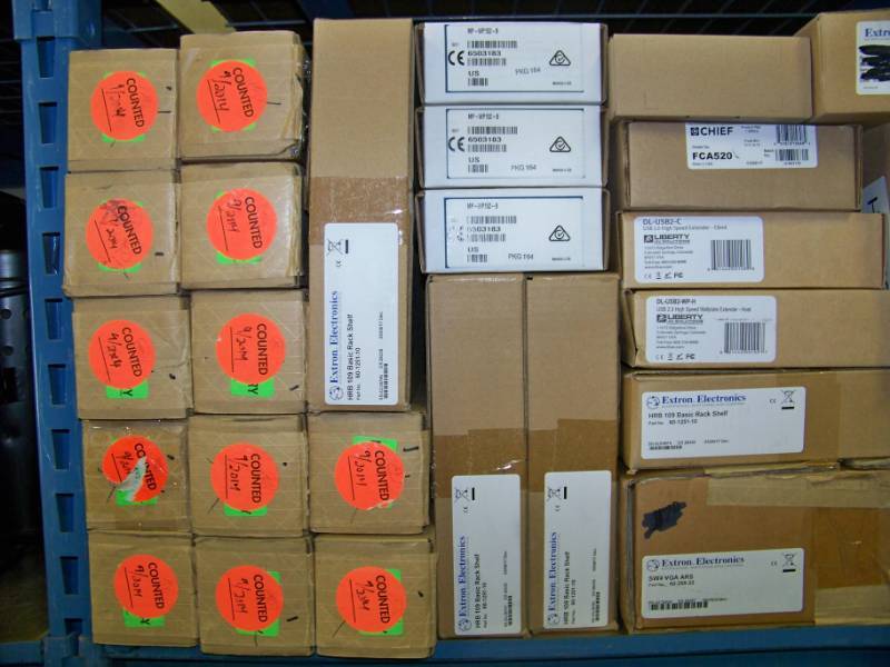 lot 47 image: (LARGE LOT) Miscellaneous Professional Audio  Video Parts & Accessories