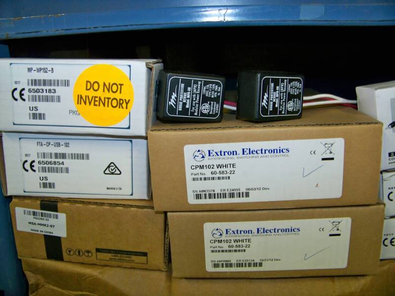 lot 48 image: (LARGE LOT - 8 Wide Shelf) Miscellaneous Professional Audio  Video Components & Accessories