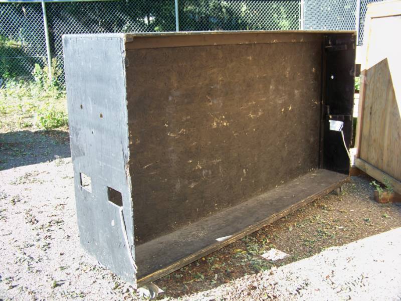 lot 147 image: Large, Rolling Wood Cart