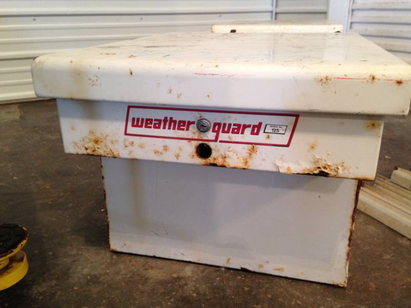 lot 3 image: Pickup truck tool or utility box (Weather Guard)