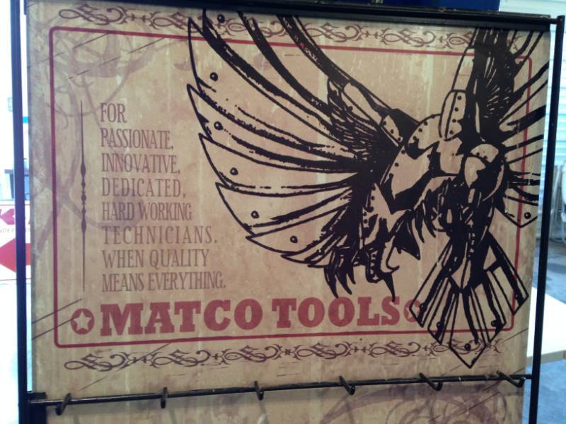 lot 58 image: Key rack (Matco Tools, Denny Heckers)