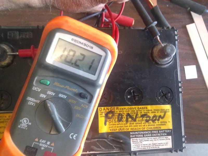 lot 57 image: 12v Auto battery - GSMitsubishi