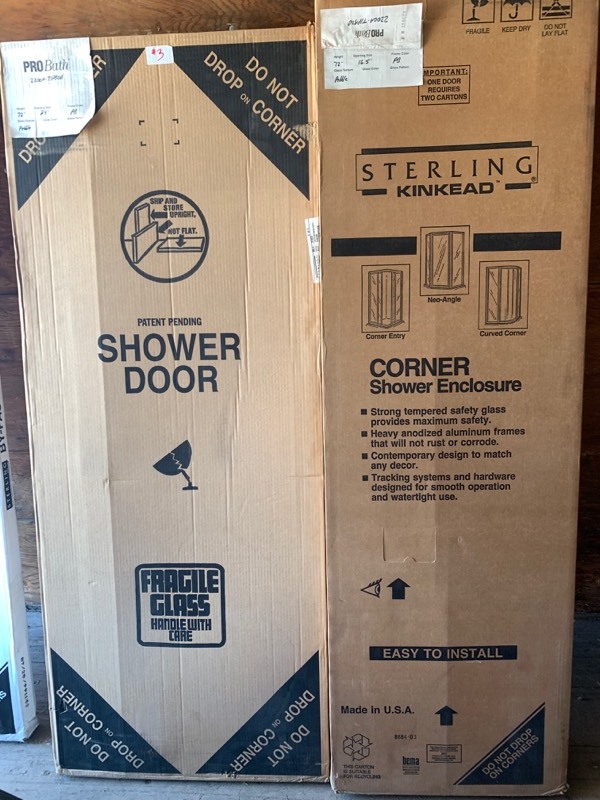 lot 3 image: Sterling Corner Shower Enclosure
