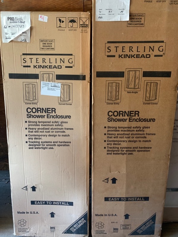 lot 4 image: Sterling Corner Shower Enclosure