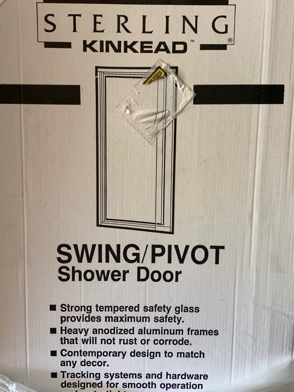 lot 5 image: Sterling Swing  Pivot Shower Door
