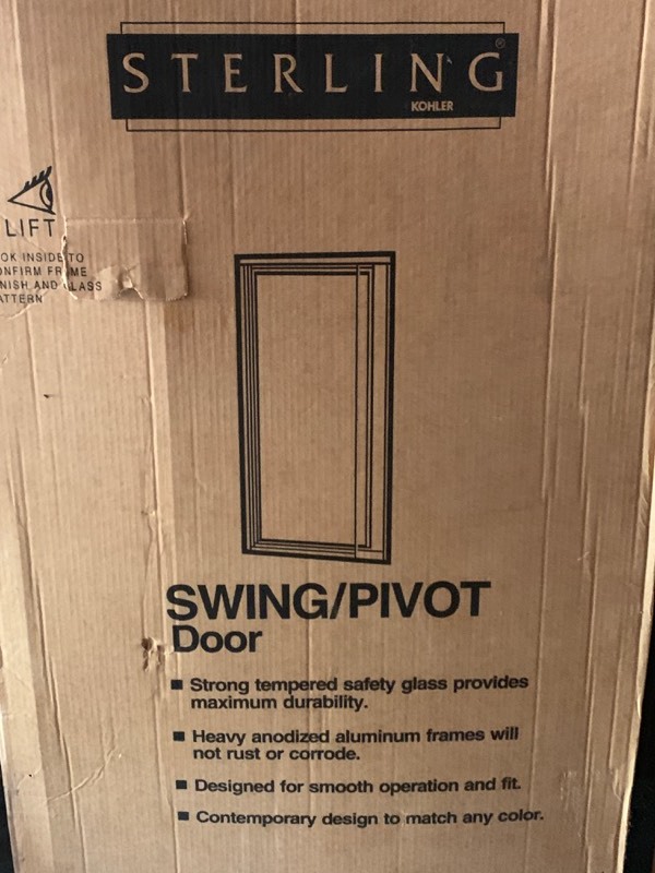 lot 9 image: Sterling Swing  Pivot Shower Door