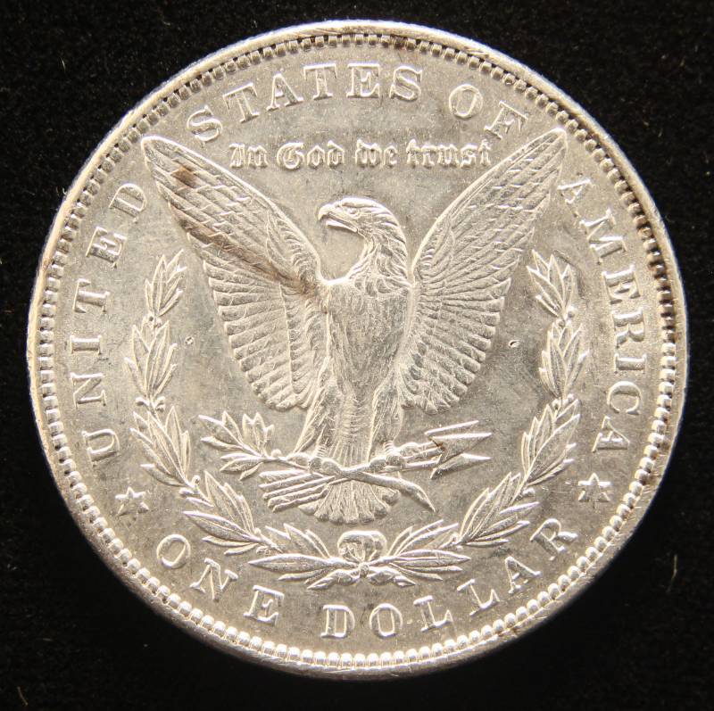 lot 10 image: 1889 MORGAN SILVER DOLLAR