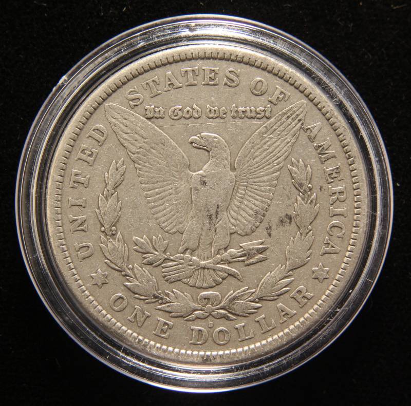 lot 11 image: 1921-S MORGAN SILVER DOLLAR IN AIRTITE