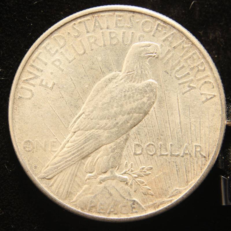 lot 39 image: 1923-S PEACE SILVER DOLLAR