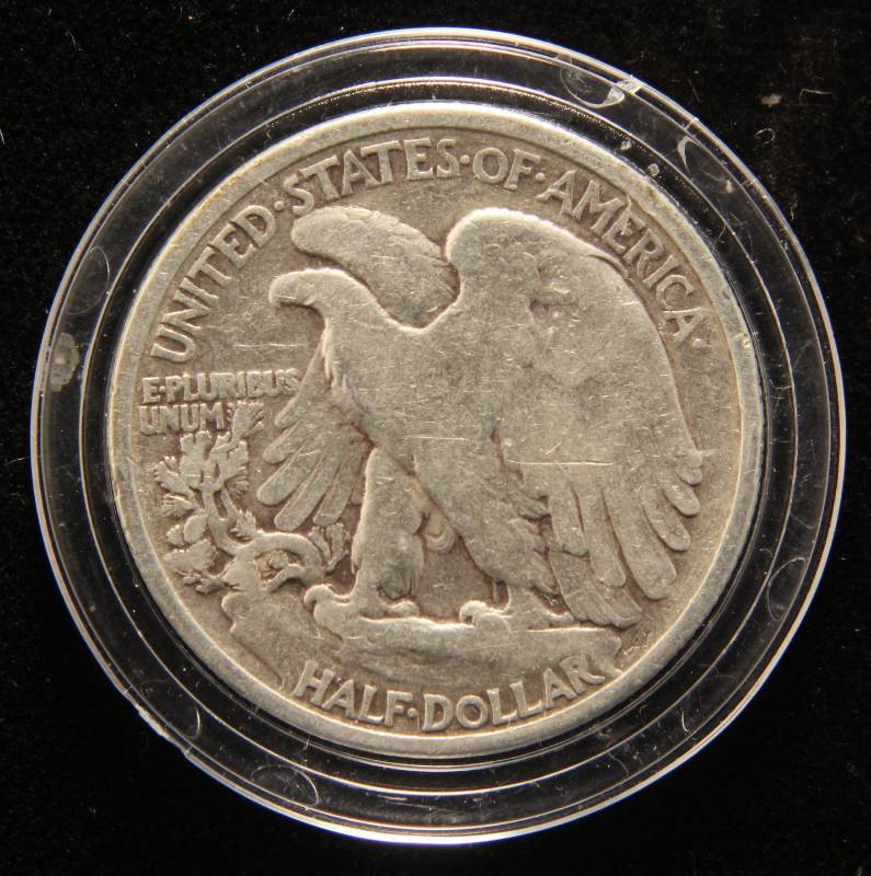 lot 46 image: 1935 WALKING LIBERTY HALF IN AIRTITE