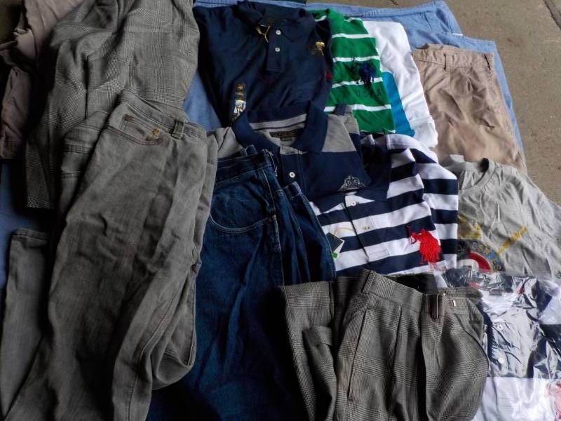 lot 54 image: Mens size L Clothing some new...