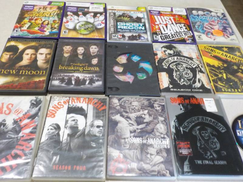 lot 20 image: Xbox Games, Wii and DVDs...
