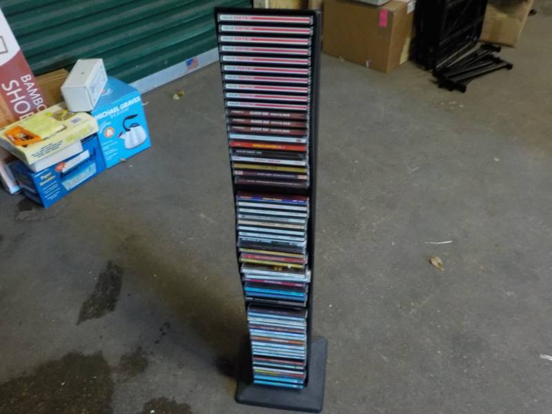 lot 24 image: Cds and CD Tower...