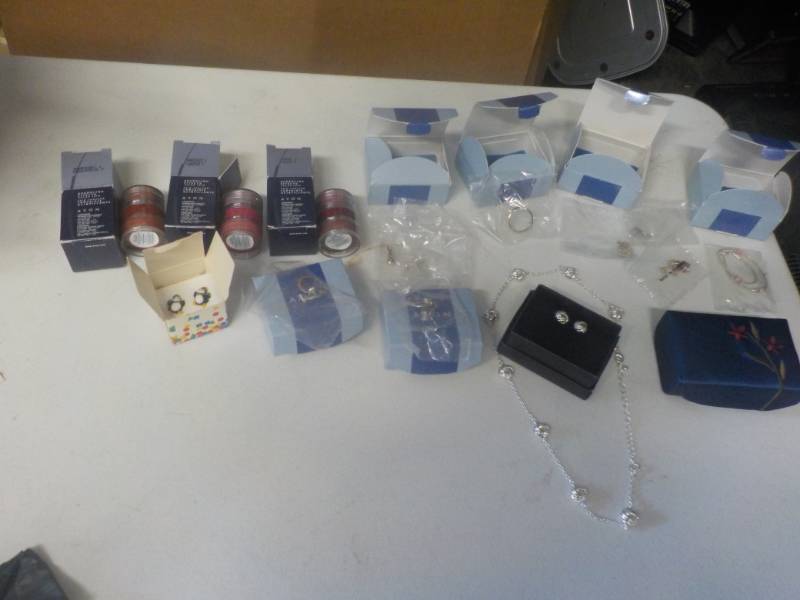 lot 65 image: New Avon Jewelry and Makeup...