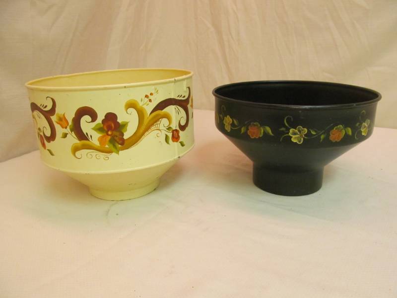 lot 51 image: vintage milk strainers