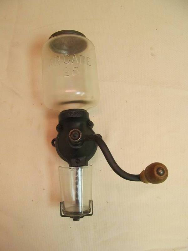 lot 58 image: antique Atwood Coffee grinder