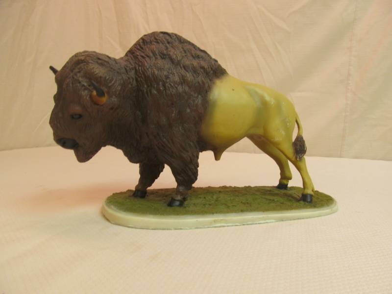 lot 66 image: bison statue