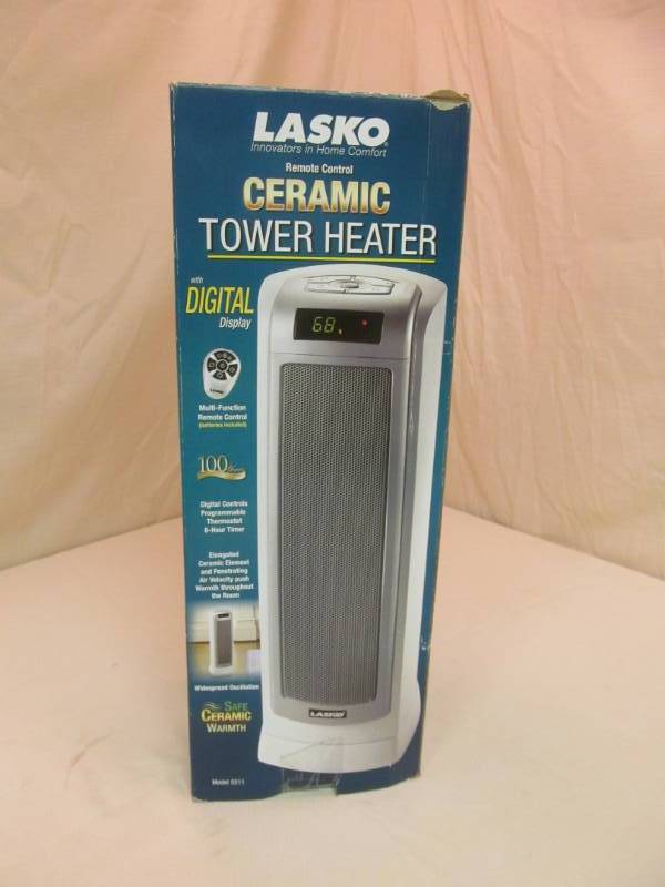 lot 73 image: Lasko tower heater