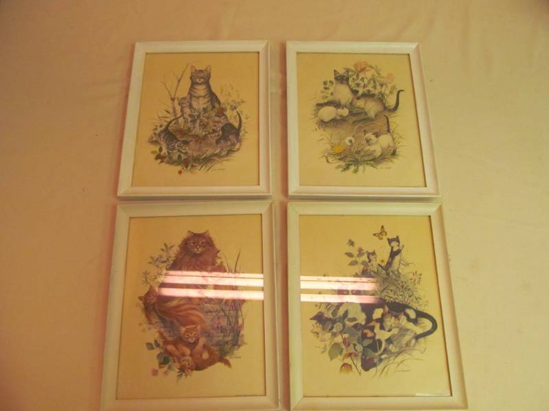 lot 108 image: Walden Press cat prints