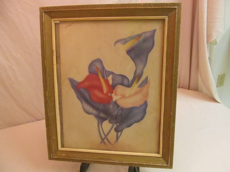 lot 129 image: vintage floral print