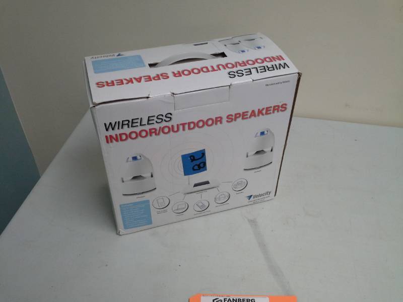 lot 128 image: Velocity Wireless IndoorOutdoor Speakers