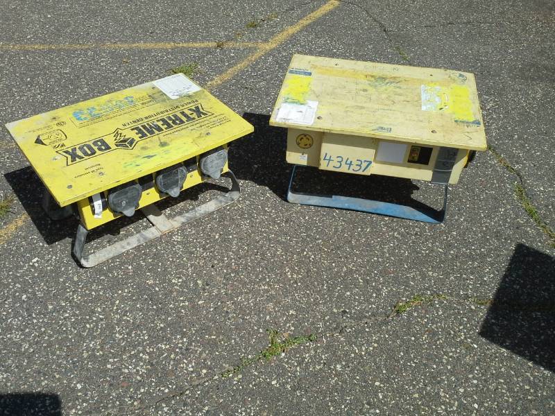 lot 911 image: Lot of (2) 50A X-treme Box Power Distribution Center