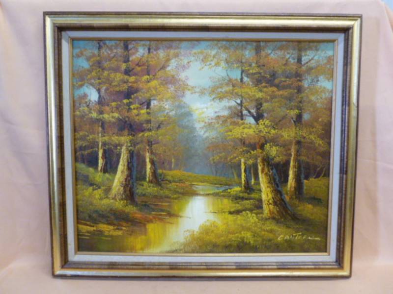 lot 64 image: Original Oil On Canvas