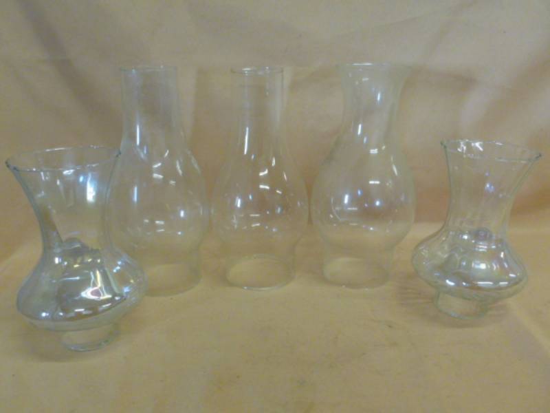 lot 69 image: Oil Lamp Chimneys