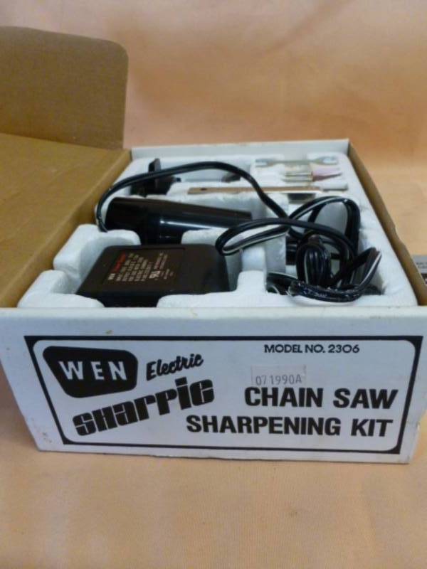 lot 126 image: Chain Saw Sharpening Kit