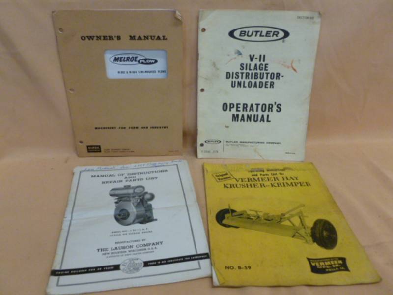 lot 161 image: Vintage Manuals
