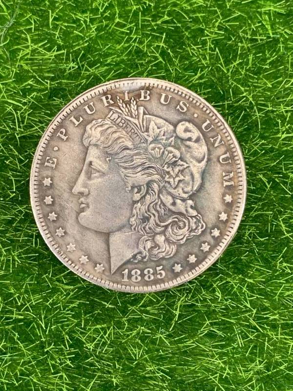 lot 69 image: 1885 Morgan Dollar Zombie Coin