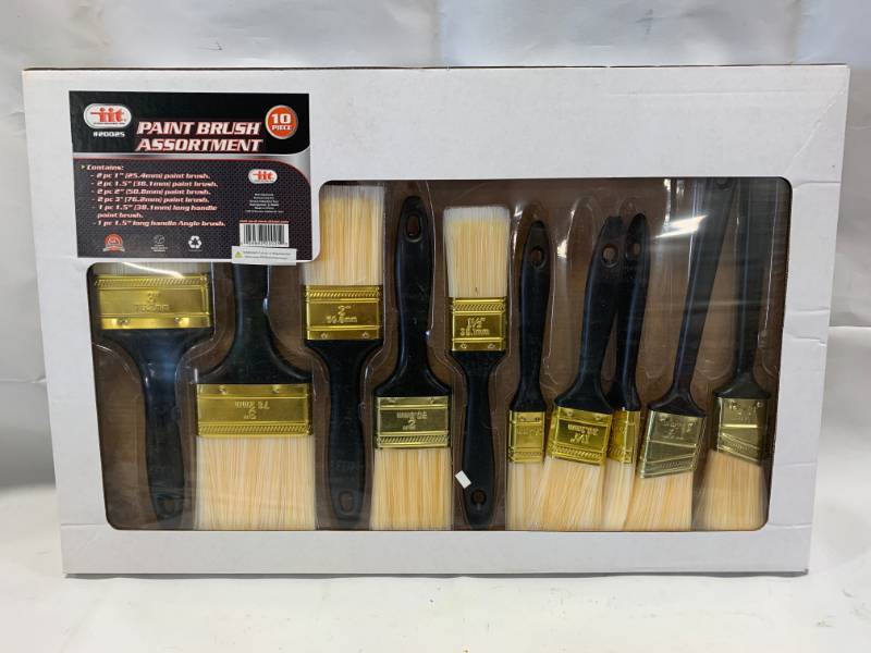 lot 72 image: 10pc Paint Brush Set New