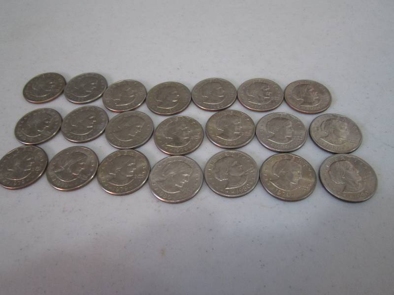 lot 398 image: $21 79 and 80 Susan B Anthony dolla...