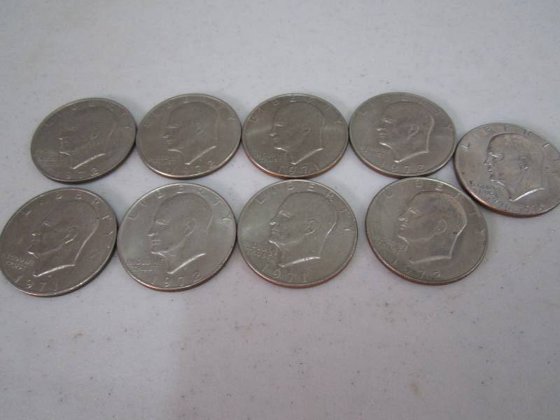 lot 409 image: 10 Silver Dollars   ...