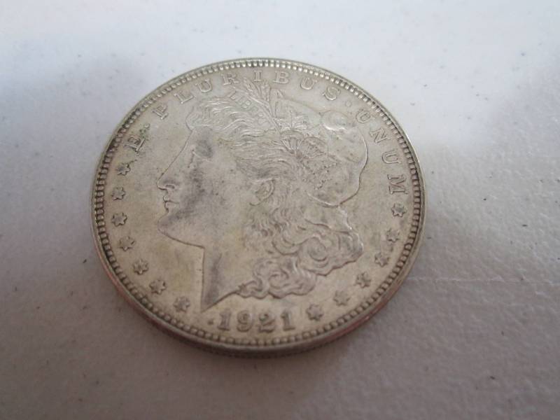 lot 451 image: 1921 Silver Dollar...