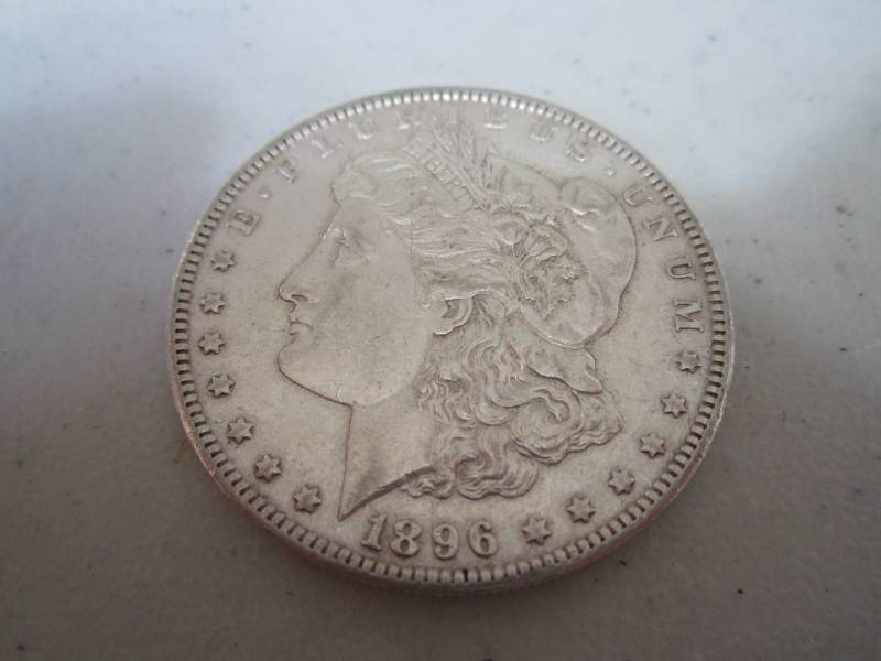 lot 453 image: 1896 Silver dollar...