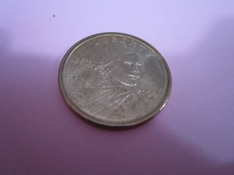 lot 487 image: 2000 P Sacajaweja Dollar, uncircula...