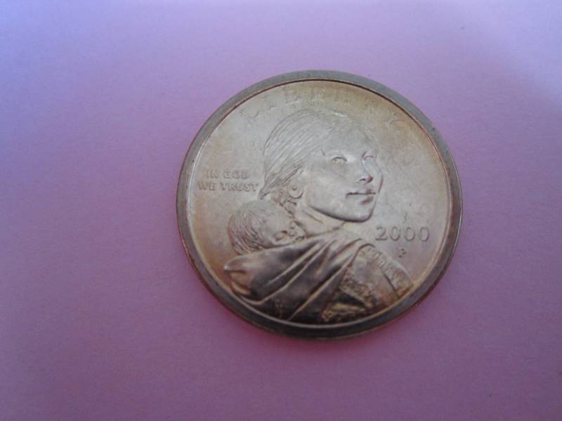 lot 490 image: 2000 P Sacajaweja Dollar, uncircula...