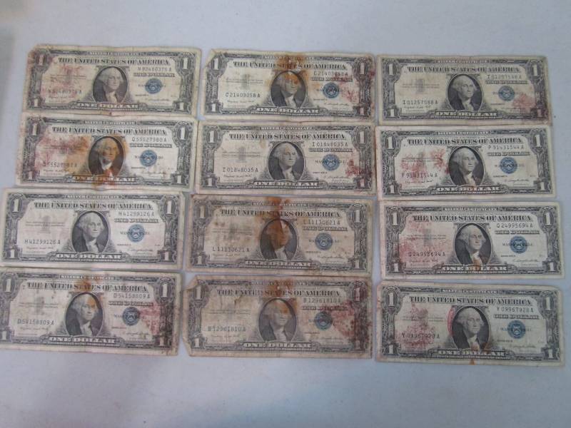 lot 496 image: 1957 Silver Certificates...