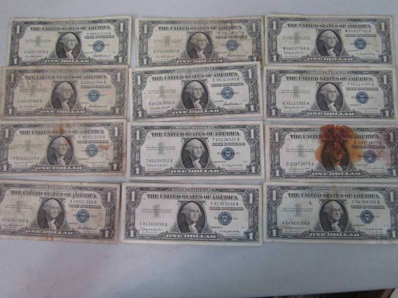 lot 498 image: 1957 Silver Certificates...