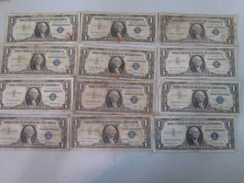 lot 500 image: 1957 Silver Certificates...