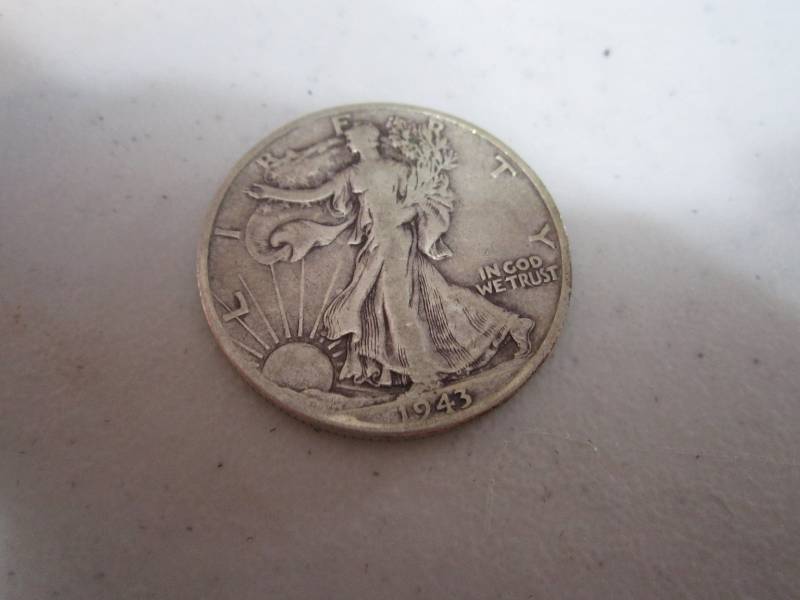 lot 235 image: 1943 D half dollar...