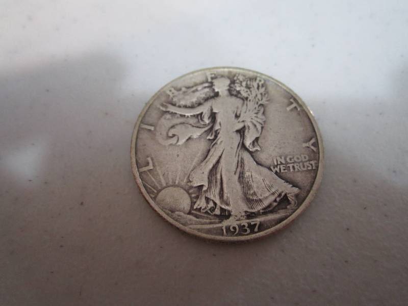 lot 245 image: 1937 half dollar...