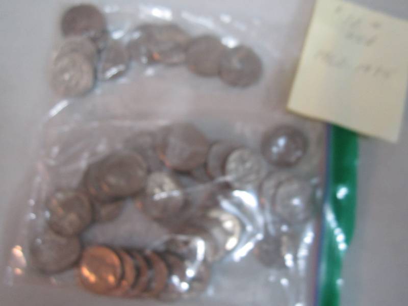 lot 276 image: $10.00 value coins 1960 - 1975 date...