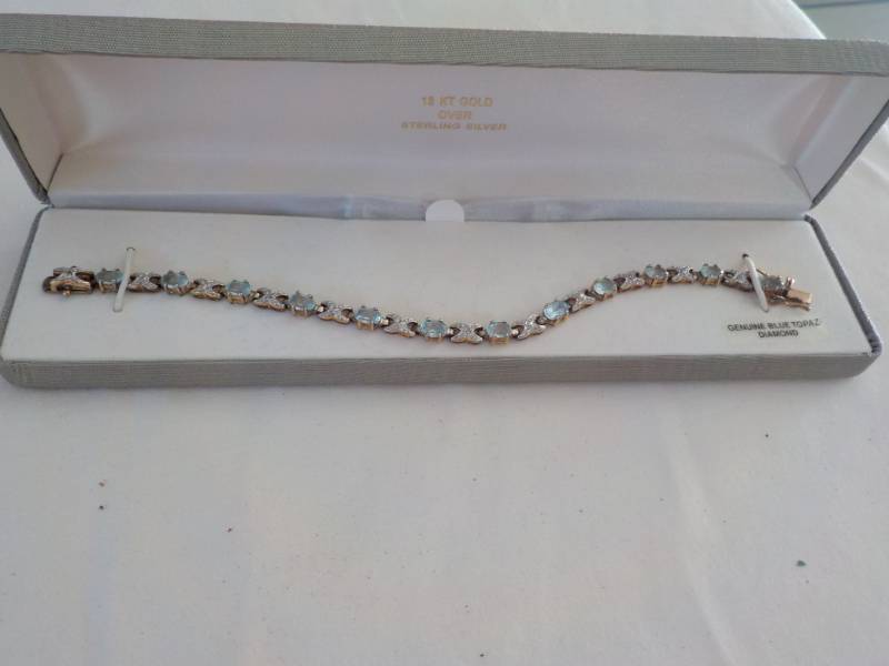 lot 10 image: 18 karat Gold over Sterling Silver ...