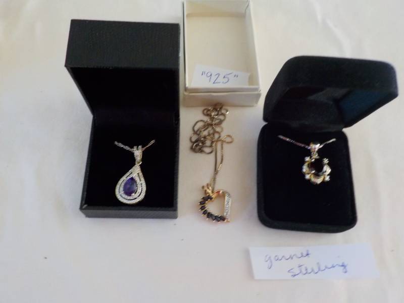 lot 12 image: 925 Silver Necklaces...