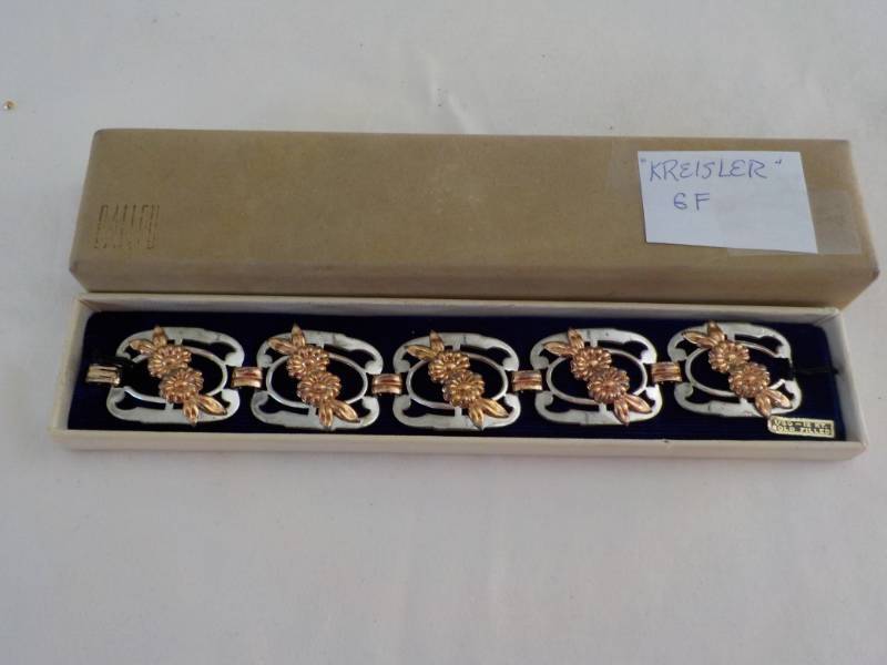 lot 28 image: Kreisler Gold filled Bracelet...